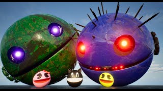 Scary Pacman vs Cartoon Cat vs Robot Pacman vs Ms Pacman vs Monster Pacman Best Adventures v6963