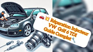 Réparer un Injecteur Défaillant sur une VW Golf 6 TDI – Guide Complet & Simple 🔧🚗💥