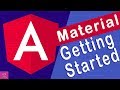 🔥Angular Material Getting Started in angular 8 [Tutorial - 1]