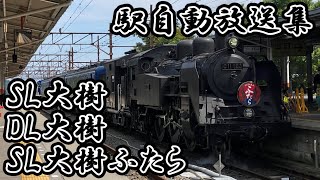 【東武鉄道】SL大樹・DL大樹・SL大樹ふたら 駅自動放送集