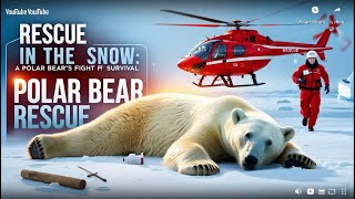 Rescue in the Snow: A Polar Bear's Fight for Survival