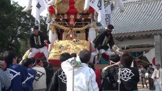 【豊姫神社秋季大祭】山乃側太鼓　三豊市豊中町上高野（H24）