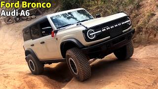 China 4X4 off-road: A6 VS Ford Bronco, Formula leopard5 VS TANK500! #off-road #Audi #Ford #tank