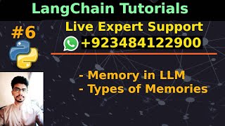 LangChain tutorial # 6 | Attach Memory in LLM | Types of Memory in LangChain