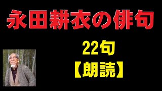 永田耕衣（ながたこうい）の俳句　22句　【朗読】