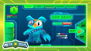 SAM BRAN Card | Metazells | Animated series for kids | Metazells Metaverse in English