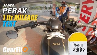 Jawa Perak - 1 Ltr Mileage Test | Hindi | GearFliQ