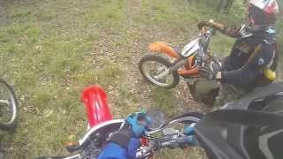 D'Arcy Wade CRF450X, Kempsey Trails December 2013