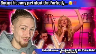 Kylie Minogue - Golden (Live At The Voice Kids Uk) || First Time Hearing || She Still Got It.. 😮‍💨🔥