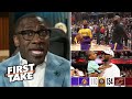 FIRST TAKE| Shannon reacts to Lakers being BLOWN OUT by 24 as LeBron James & Bronny return Cavaliers