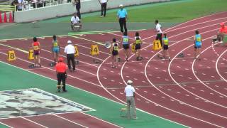 H24千葉県中学通信陸上　2年女子100m決勝