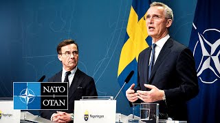 NATO Secretary General with Prime Minister of Sweden 🇸🇪 Ulf Kristersson, 07 MAR 2023