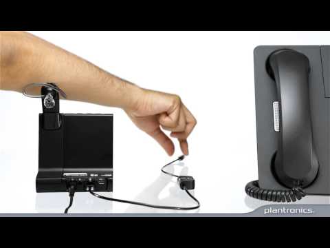 Savi 700 Series How To Connect To A Desk Phone Through A Headset