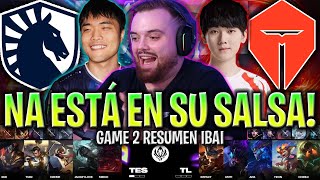 NA ESTÁ EN SU SALSA! 😱IBAI FLIPANDO😂 | TL vs TES GAME 2 FASE FINAL MSI 2024 ESPAÑOL IBAI LVP