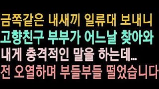 (실화사연) 금쪽같은 내새끼 일류대 보내니 어느날 고향친구 부부가 나에게 찾아와 내게 믿을 수 없는 말을 하는데...평생우정이 한순간에 끝나버리고 말았습니다.[사연라디오]