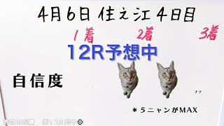 [競艇]住之江 ボート 4/6　第10.11.12レース 　無料予想　競艇予想屋『元気処』ステイホーム競艇　競艇日和　競艇投票