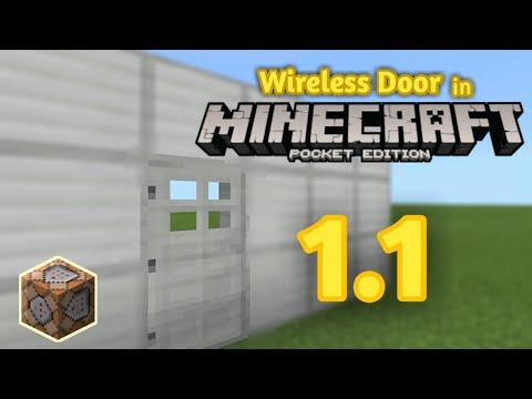 Minecraft: PE, PC & Console Editions, The Wireless Door!! Minecraft: PE, PC & Console Editions, The Wireless Door!!