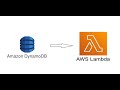 AWS DynamoDB +AWS Lambda | Trigger Lambda Function when there is a change in DynamoDB table