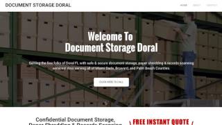 Document Storage Doral | Top Records Storage, Document Shredding, Paper Scanning Company Doral, FL