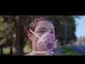 the hexa face mask relieves pressure from your lungs