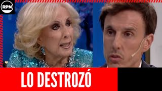 Mirtha Legrand TRITURÓ a Moritan en la mesaza y lo dejó contra las cuerdas