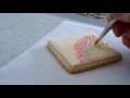 Cookie Decorating - Brush Embroidery Technique Cookie Decorating - Brush Embroidery Technique