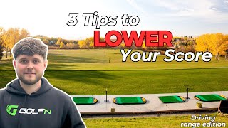 3 Driving Range TIPS to IMPROVE YOUR GOLF GAME!