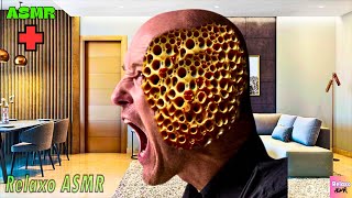 ASMR ANIMATION TREATMENT 🤕 Head Infection | Deep Cleaning | Removal Worms | Trypophobia Animation