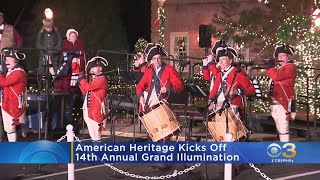 American Heritage Foundation Kicks Off 14th Annual Grand Illumination In Northeast Philadelphia