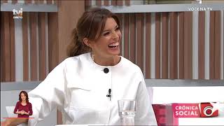 Maria Cerqueira Gomes faz piada com altura de Serginho - Você na TV!