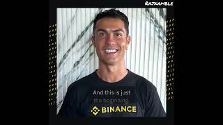 😱 Cristiano Ronaldo = Binance  It is Just Beginning! #crypto Raj Kamble 🤑🤑🤑