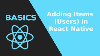16. Adding users to the list React Native ( Flat List ) | | react native tutorial 2020
