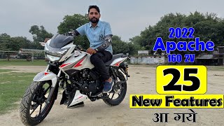 New Tvs Apache RTR 160 2V Bs6 2022 Price Mileage New Update Full Review In Hindi