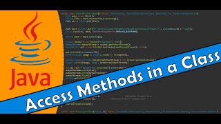 Java Tutorial 37 - Access Methods in a Different Class