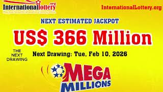 Mega Millions lottery result on February 06, 2026 - Jackpot $366 million