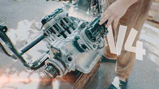 Forgotten Air-Cooled V4 Engine in a Motorcycle | Final