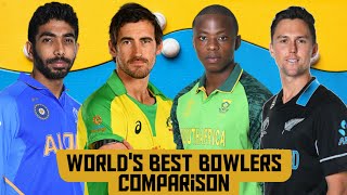 Jasprit Bumrah vs Mitchell Starc vs Kagiso Rabada vs Trent Boult Bowling Comparisons in ODI & T20I