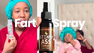 Fart spray Prank on my Husband and Daughter/Namibian YouTuber