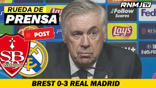 Rueda de prensa de ANCELOTTI post Brest 0-3 Real Madrid (29/01/2025)