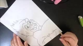 Terk From Tarzan Sketch || JennDrawsHorribly