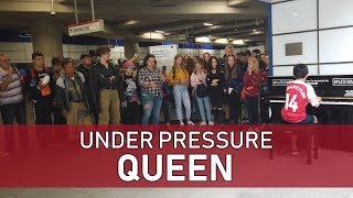 Queen & David Bowie Under Pressure Piano Blocks London Subway Station Cole Lam