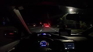 2008 Honda Civic EX - POV Night Drive