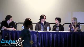 Show Writers panel Day 1 - Equestria LA 2012