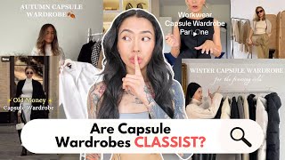 The HYPOCRISY of Capsule Wardrobes: Who Are They Really For?