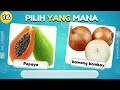 pilih mana buah segar vs sayuran sehat 🍓🥦