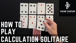How To Play Calculation Solitaire