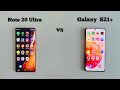 Samsung S21 Plus vs Note 20 Ultra | Speed Test