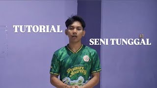 Tutorial Seni Tunggal Baku IPSI Jurus 1-4