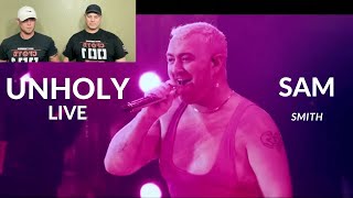 Two ROCK Fans REACT to Unholy by Sam Smith LIVE