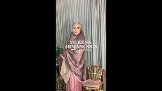 Masyaallah mukena armani silk dengan bahan yang super adem #fyp #foryou #fypシ #viral #viralvideo #